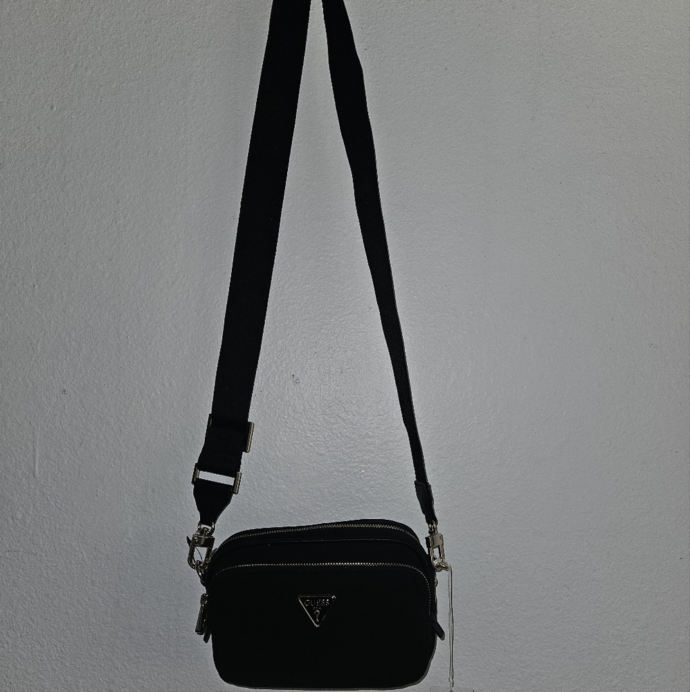 Small Black & Gold Guess purse